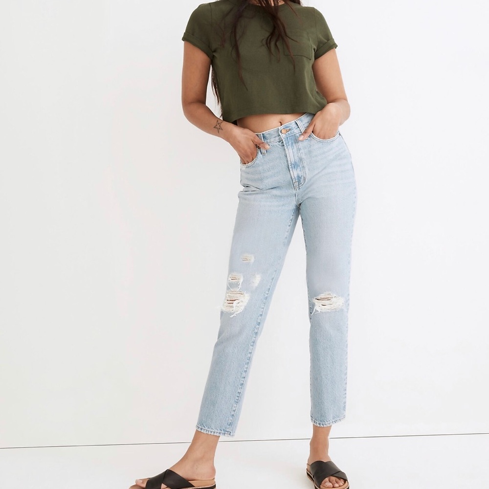 The Perfect Vintage Jean in Grandbay Wash: Ripped Edition NWT $148